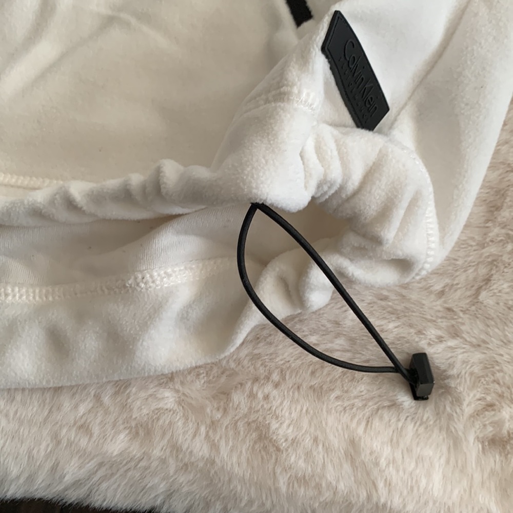 Calvin Klein Women’s XL Cowl Hoodie  off white - Picture 9 of 14